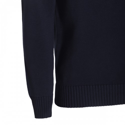 NAVY BLUE COTTON KNITWEAR