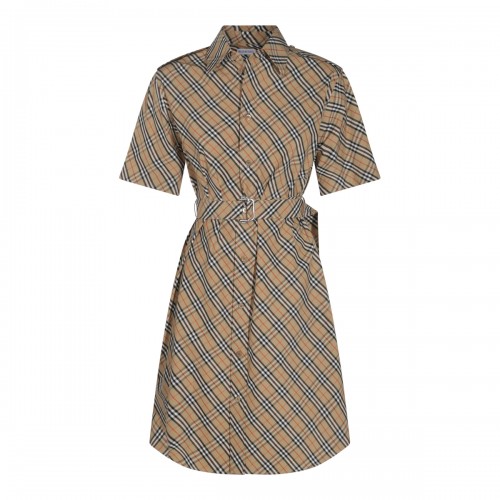 ARCHIVE BEIGE COTTON SHIRT DRESS