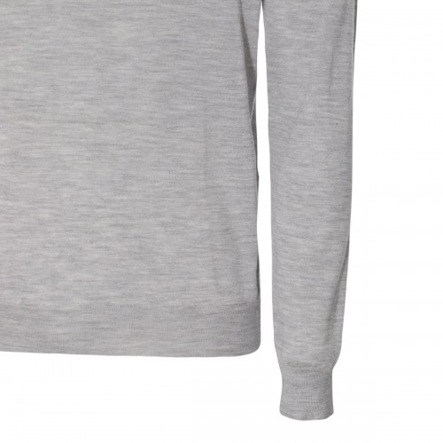 GREY WOOL KNITWEAR