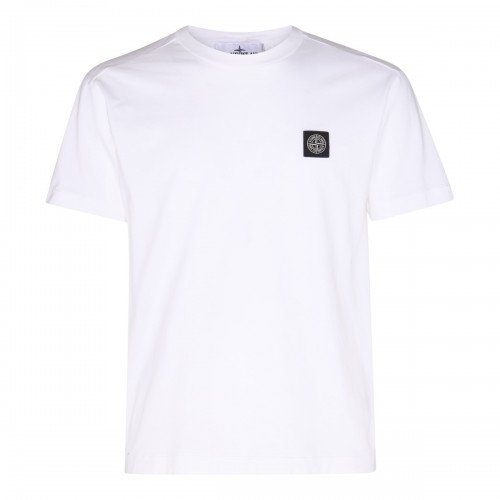 WHITE COTTON T-SHIRT