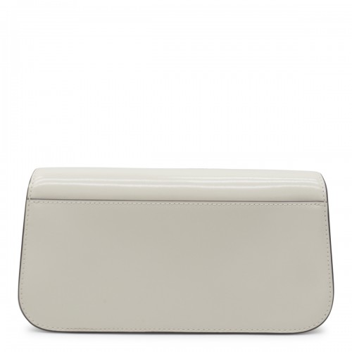 WHITE LEATHER SHOULDER BAG