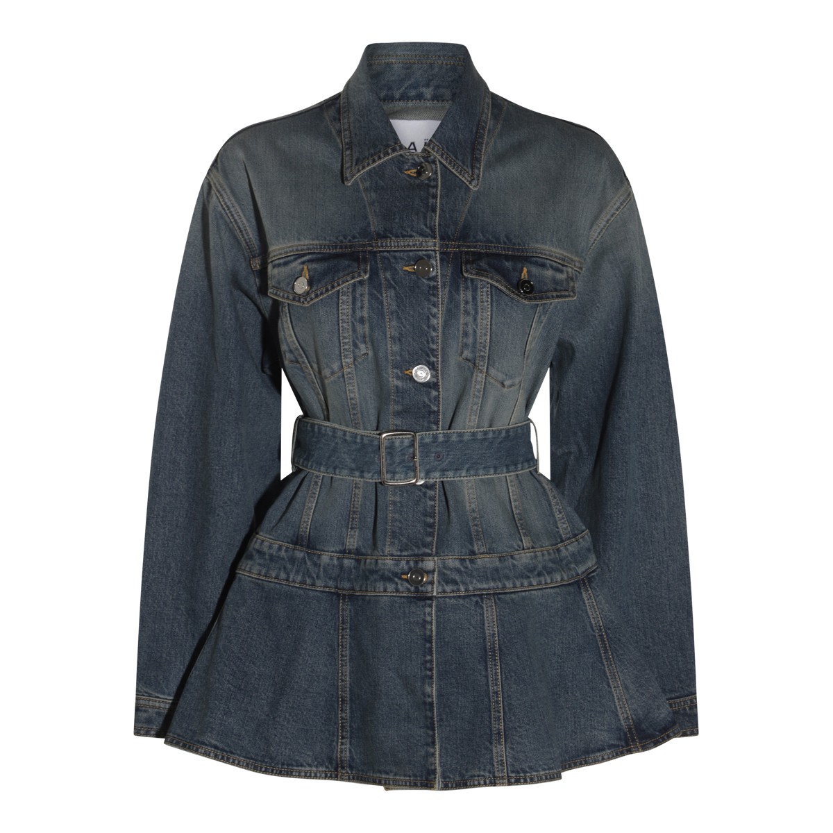 DARK BLUE COTTON DENIM JACKET