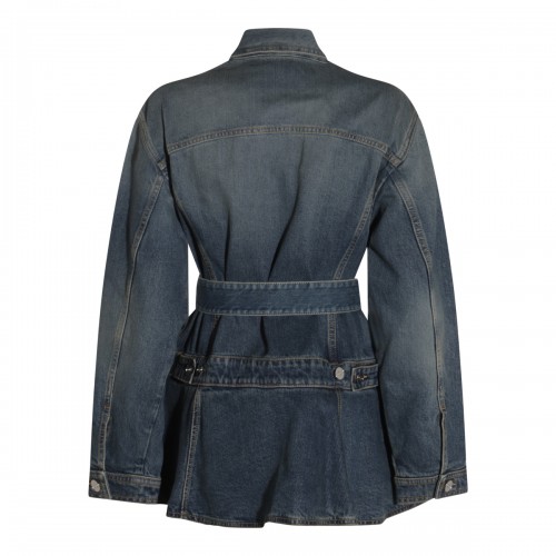 DARK BLUE COTTON DENIM JACKET