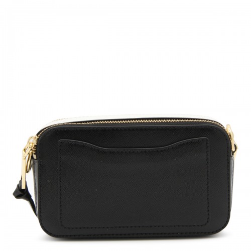 BLACK LEATHER THE SNAPSHOT CROSSBODY BAG