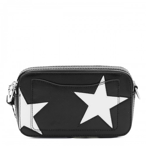 BLACK LEATHER SHOULDER BAG