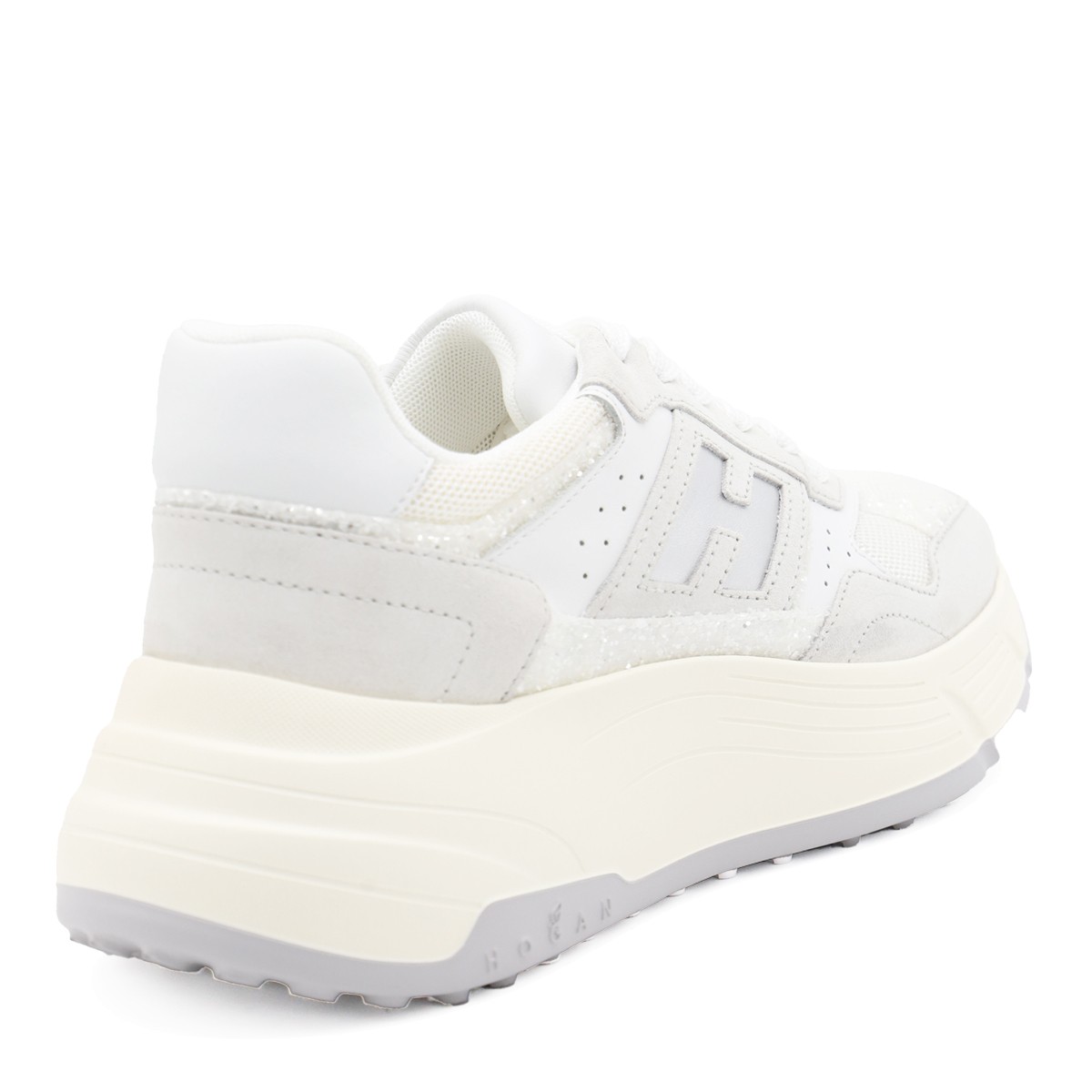 WHITE AND SILVER SNEAKERS WHITE AND SILVER SNEAKERS