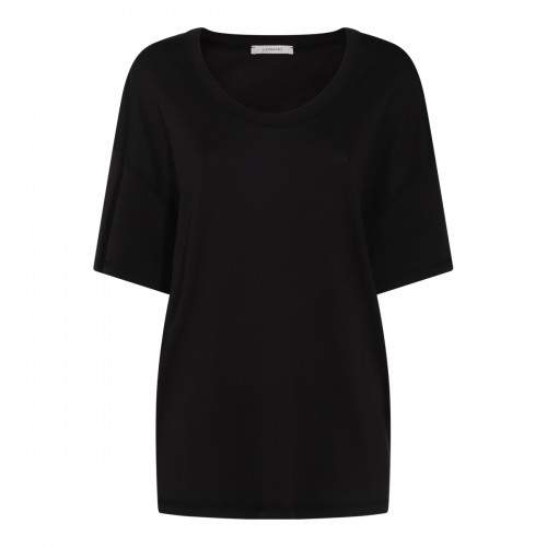 BLACK COTTON T-SHIRT