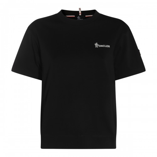 BLACK COTTON T-SHIRT