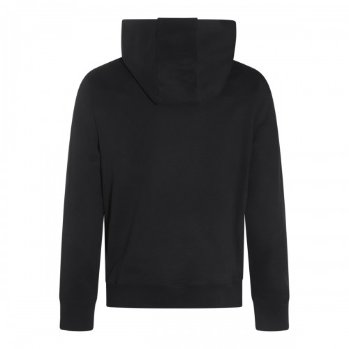 BLACK COTTON SWEATSHIRT