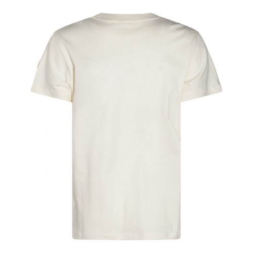 CREAM COTTON T-SHIRT