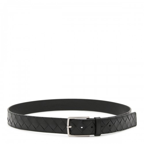 BLACK LEATHER BELT