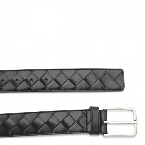 BLACK LEATHER BELT