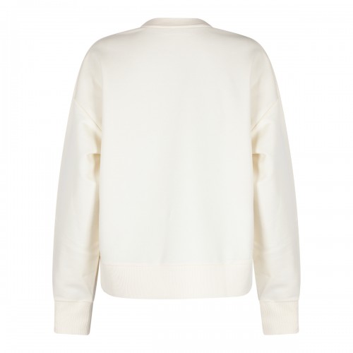 CREAM COTTON SWEATSHIRT