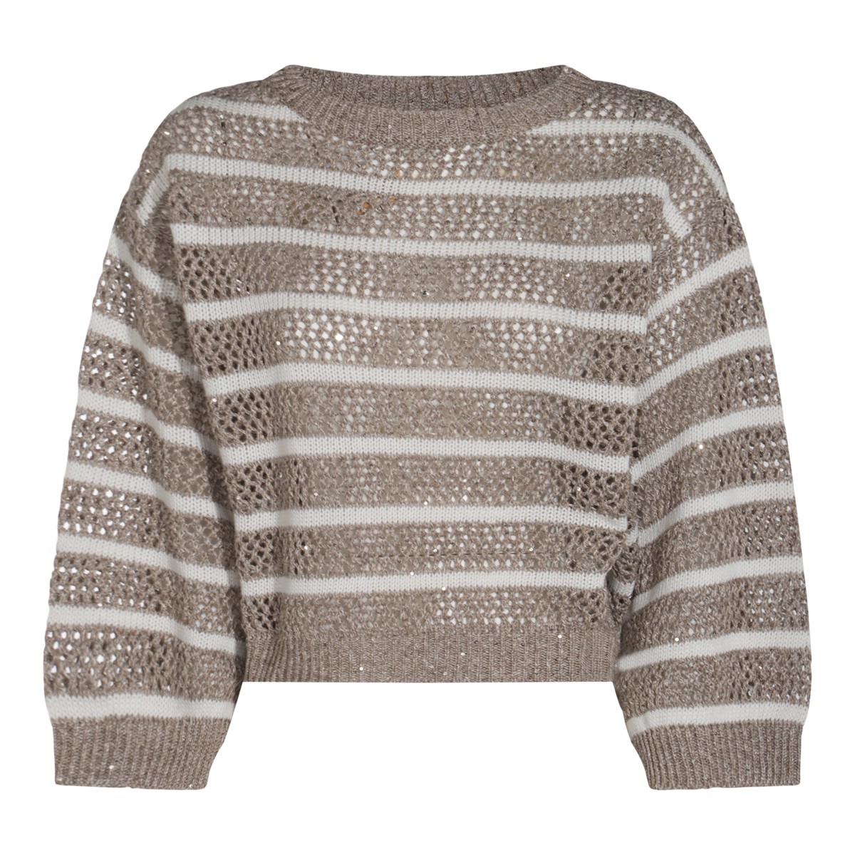 BEIGE LINEN KNITWEAR