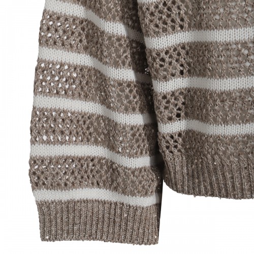 BEIGE LINEN KNITWEAR