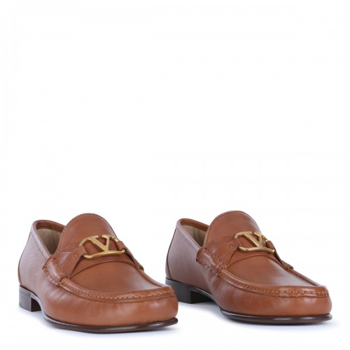 BROWN LEATHER LOAFERS 2