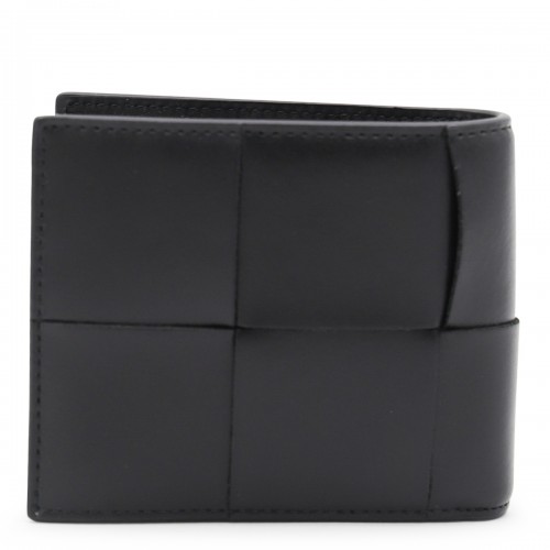 BLACK LEATHER WALLET