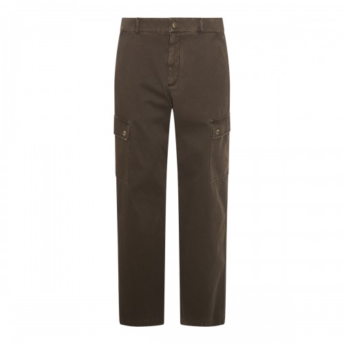 BROWN COTTON PANTS