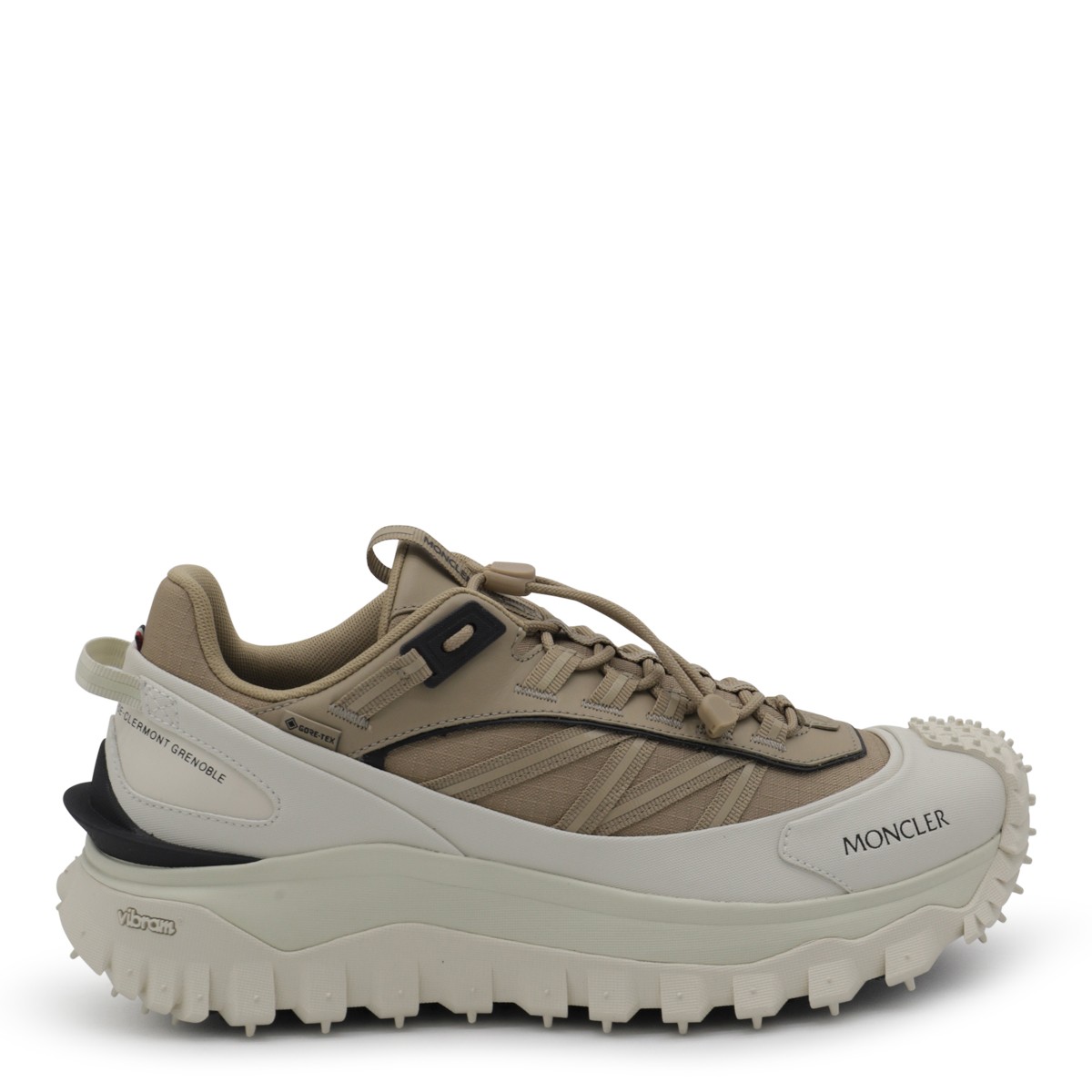 BEIGE AND WHITE TRAILGRIP GTX SNEAKERS