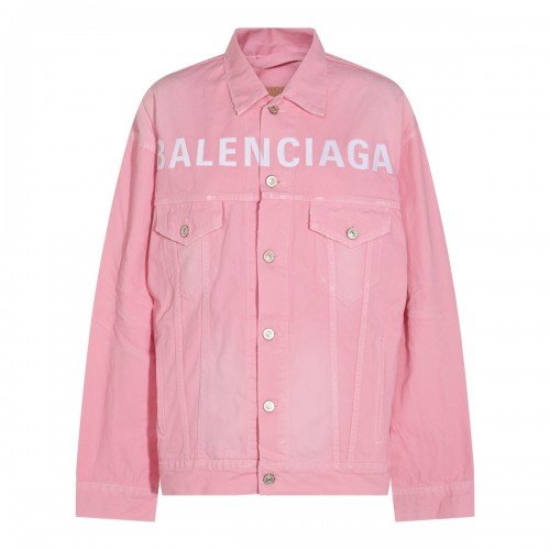 PINK COTTON DENIM JACKET