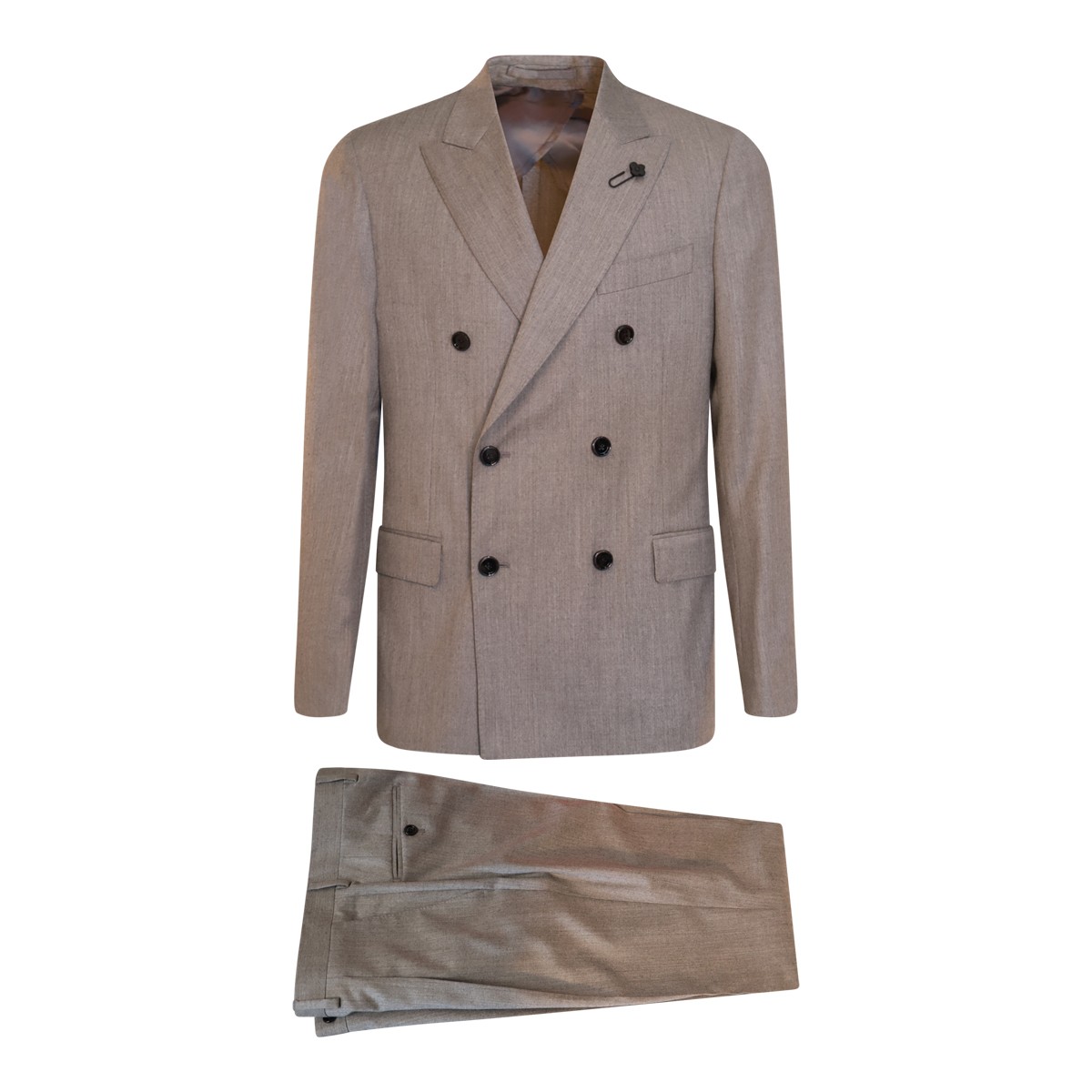 BEIGE WOOL SUITS