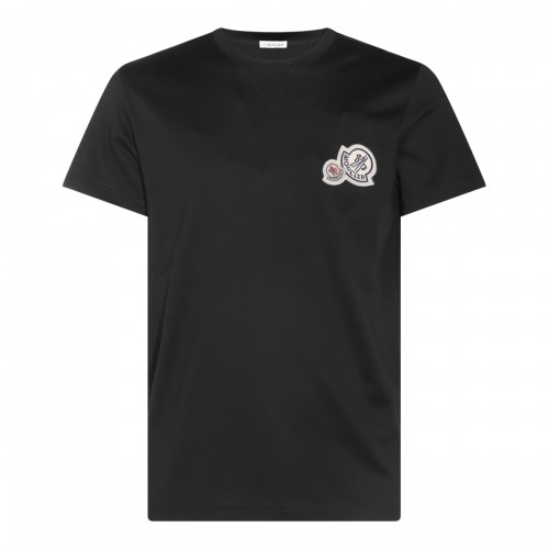 BLACK COTTON T-SHIRT