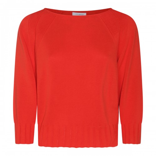 RED COTTON KNITWEAR