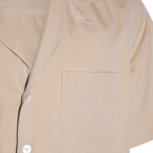 BEIGE COTTON SHIRT