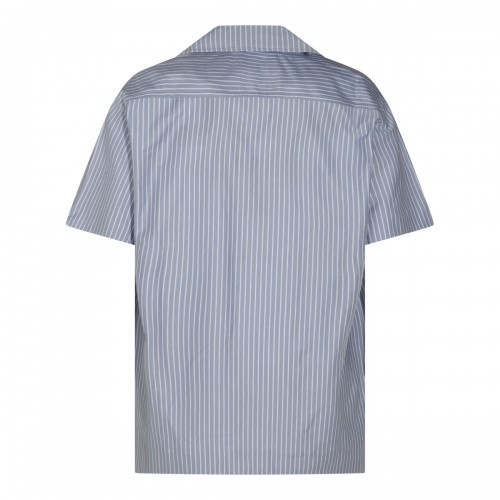 LIGHT BLUE AND WHITE COTTON SHIRT