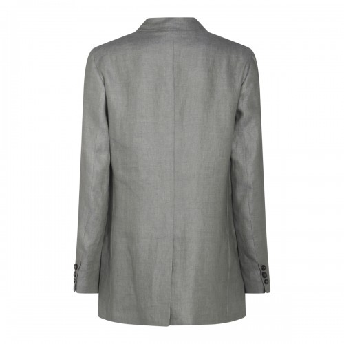 ジャケット MONTEDORO GREY LINEN CASUAL JACKET MONTEDORO