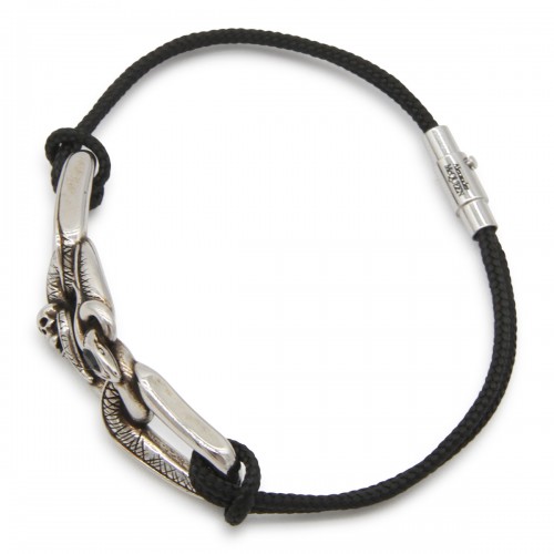 SILVER AND BLACK BRACELETS 2