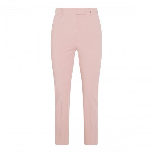 PINK COTTON BLEND PANTS