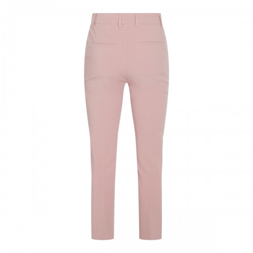 PINK COTTON BLEND PANTS