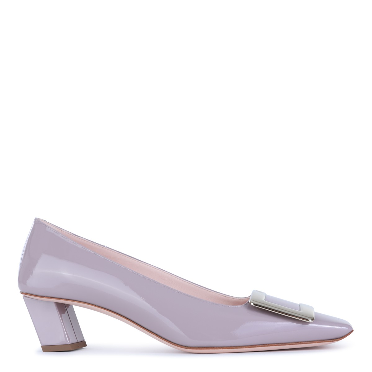 LILAC LEATHER PUMPS