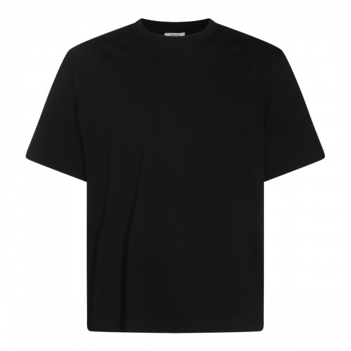 BLACK COTTON T-SHIRT