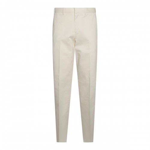 WHITE COTTON PANTS