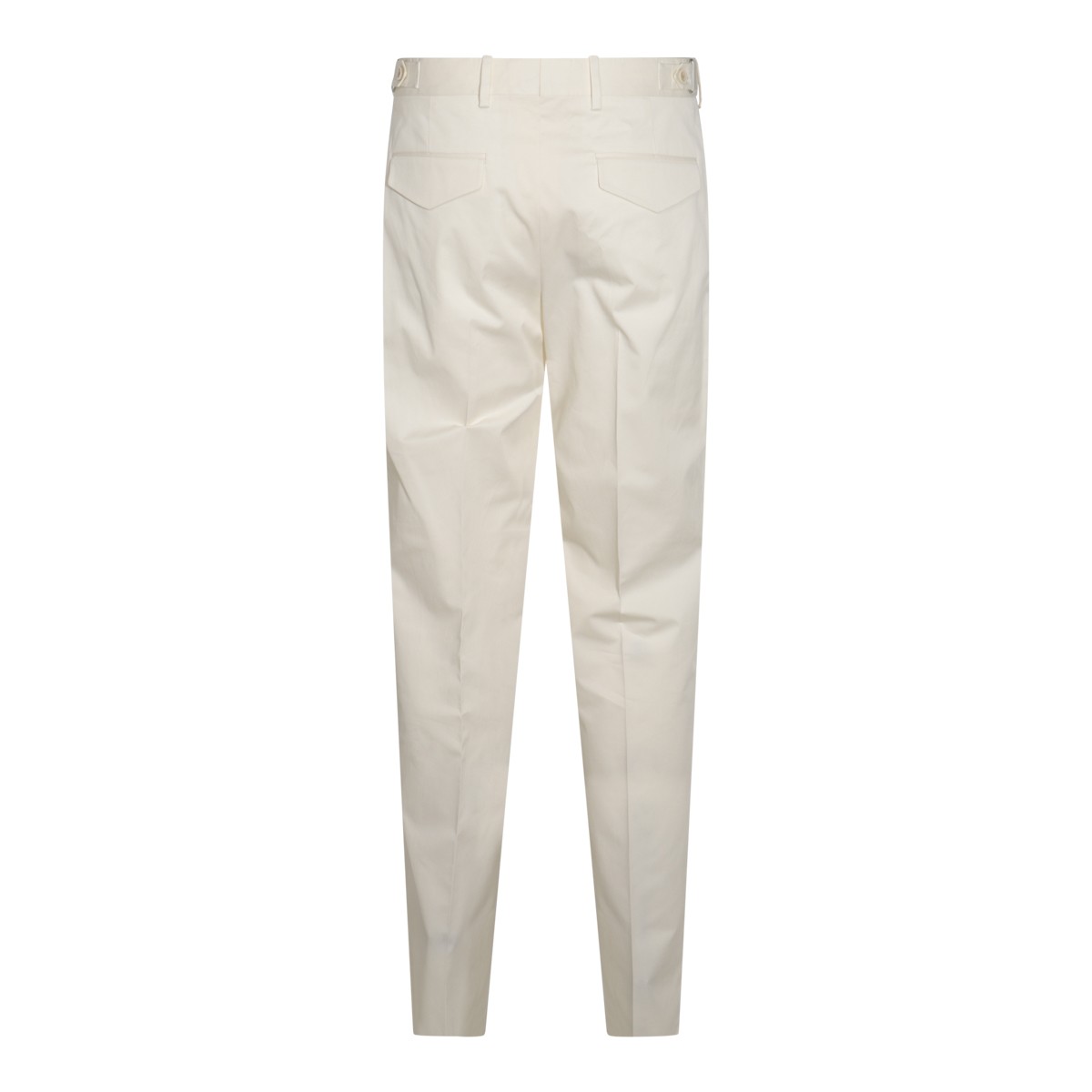 WHITE COTTON PANTS