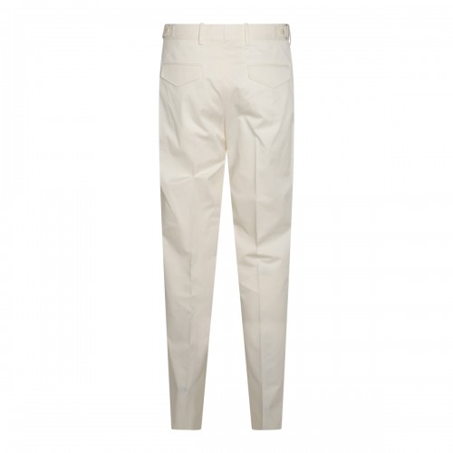 WHITE COTTON PANTS