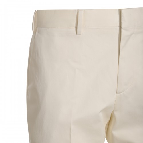 WHITE COTTON PANTS