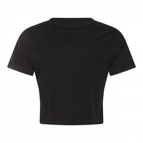 BLACK COTTON T-SHIRT