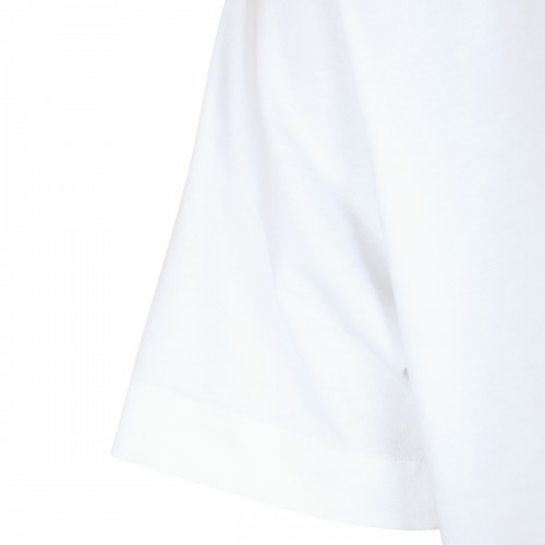 WHITE COTTON T-SHIRT