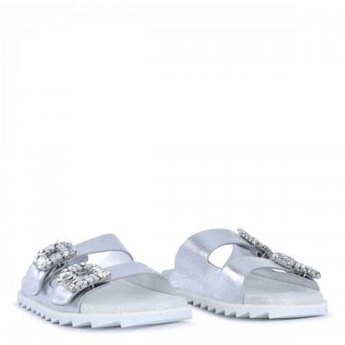 SILVER SANDALS