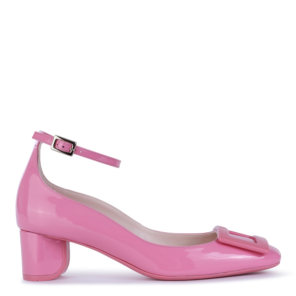 PINK LEATHER PUMPS