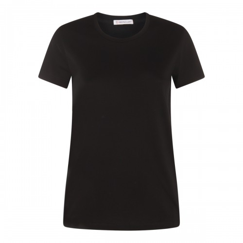 BLACK COTTON T-SHIRT