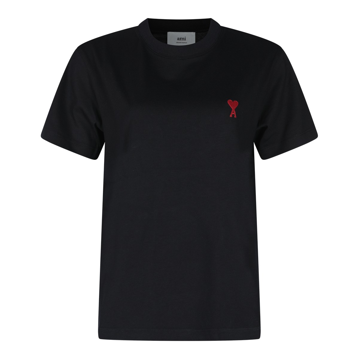 BLACK COTTON T-SHIRT