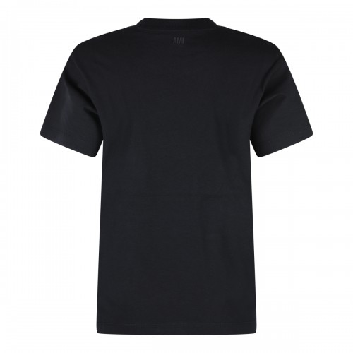 BLACK COTTON T-SHIRT