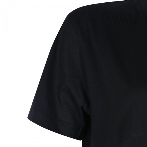 BLACK COTTON T-SHIRT