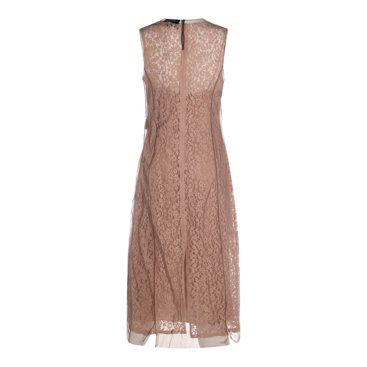 PINK COTTON MIDI DRESS PINK COTTON MIDI DRESS
