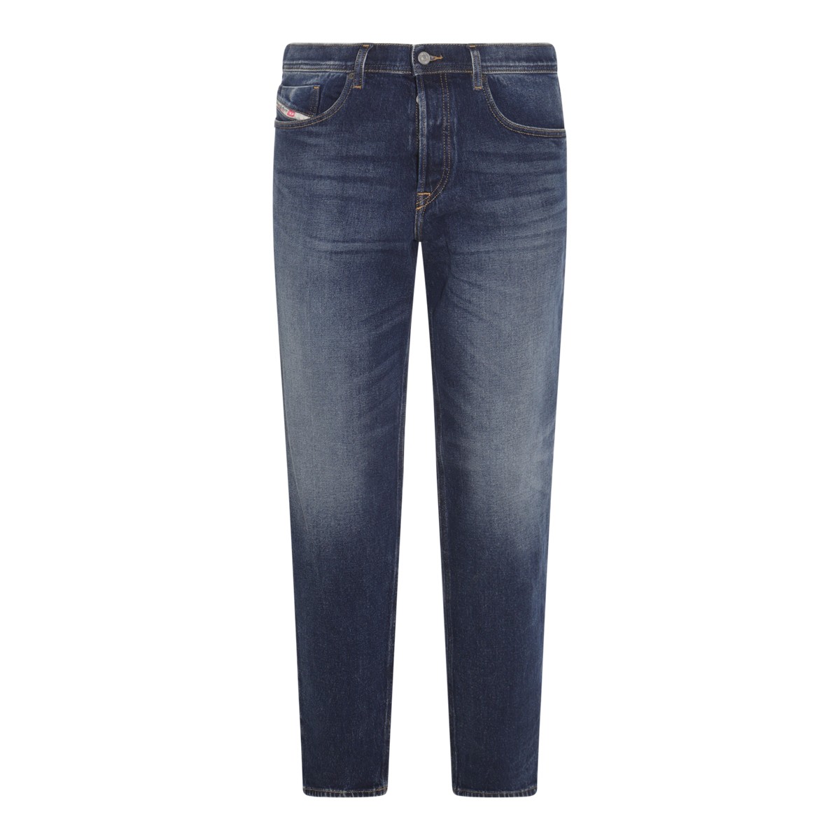 DARK BLUE COTTON JEANS