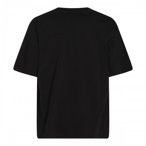 BLACK COTTON T.SHIRT